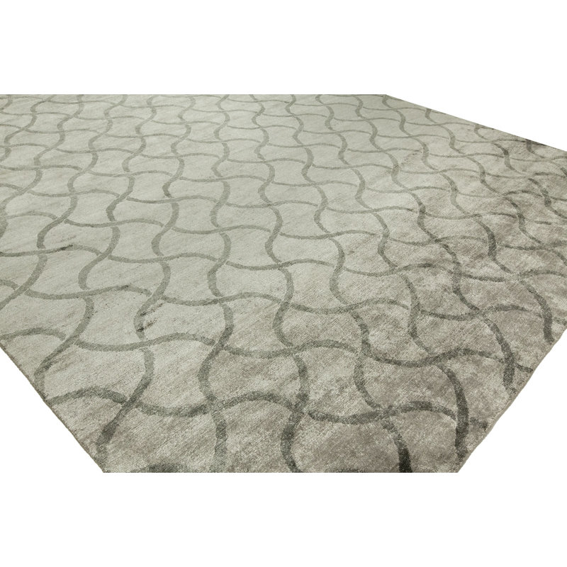 Hazeltine Viscose Geometric Indoor Rug, Rectangle 3' x 5'