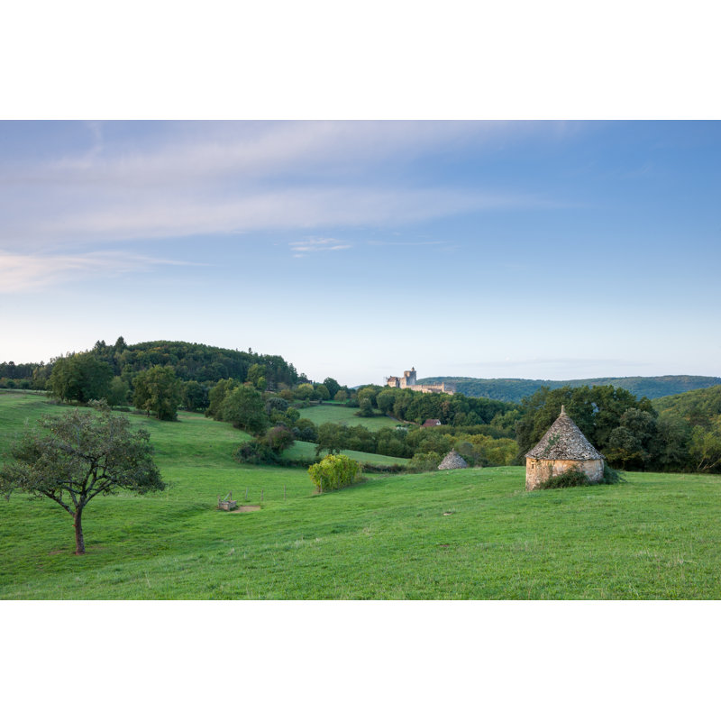 Barkhampstead Chateau Beynac - Wrapped Canvas Print, 20cm H x 30cm W x 3.8cm D