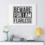 I Am Fearless - Wrapped Canvas Print-1555596459