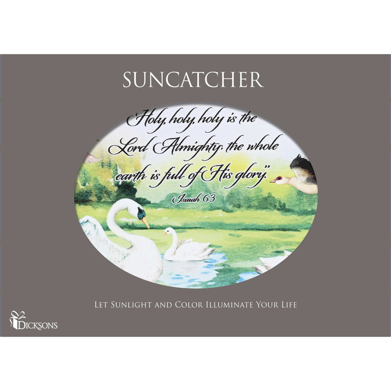 Weather Resistant Glass, Metal Animals Suncatcher