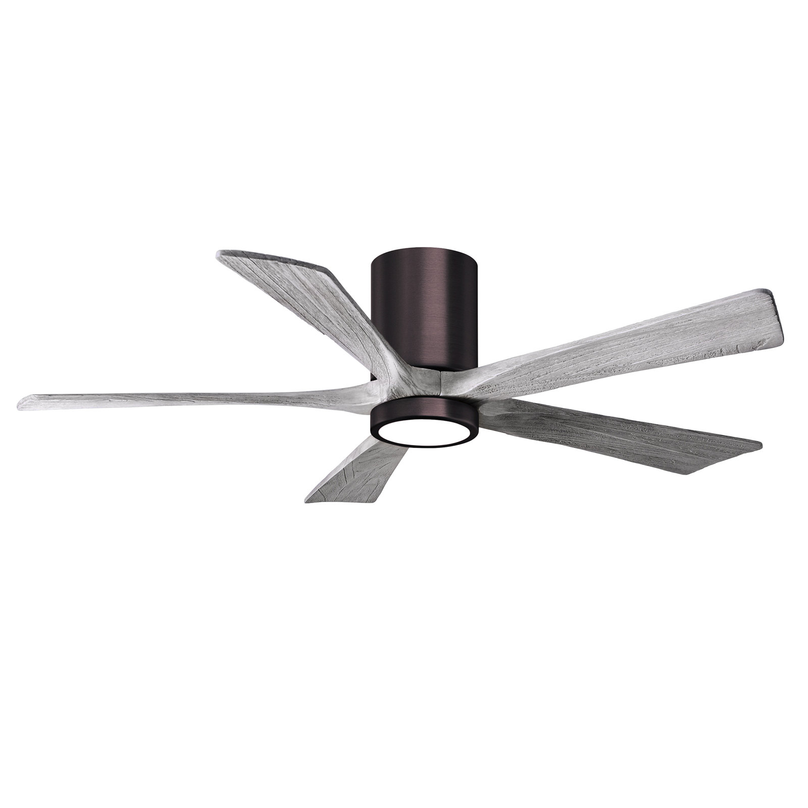 Irene 5 - Blade LED Ceiling Fan with Light Kit Included, Barn Wood Tone, Brushed Bronze, 52"