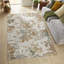 Abstract Rust Washable/Stain Guarded Area Rug-169167673