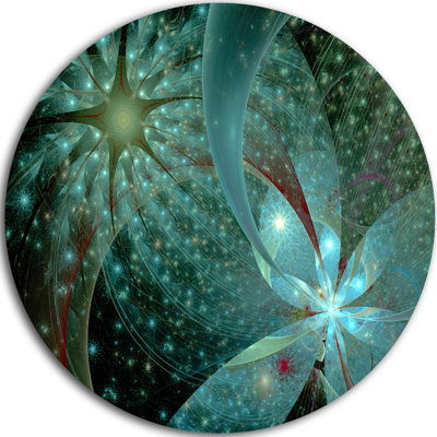 « symmetrical fractal fleur », impression