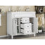 Meuble-lavabo de salle de bain 36 po avec lavabo supérieur-268398127