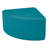 Upholstered Pie Ottoman 12" Height-101545353