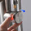Robinet de baignoire à fixation au sol à poignée simple thermostatique en acier inoxydable 316 avec douchette-122477382