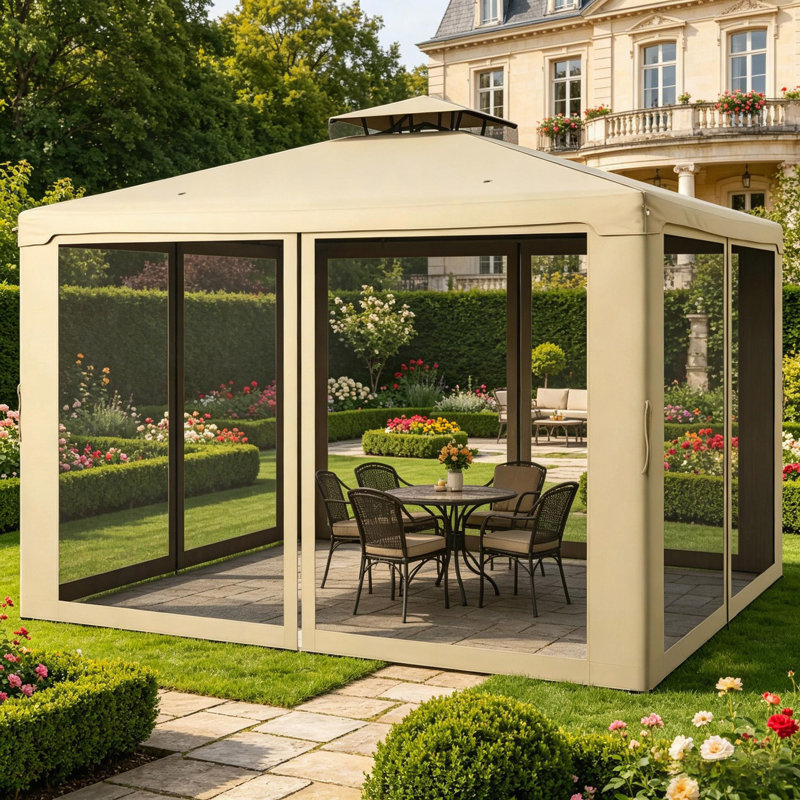 Abri de jardin, pavillon de jardin extérieur, pavillon de jardin spacieux