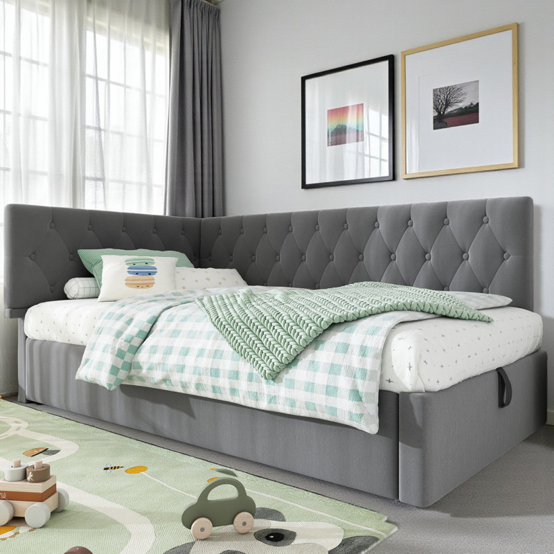 Upholstered, Grey