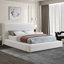 Lit plateforme tapissier Ishia