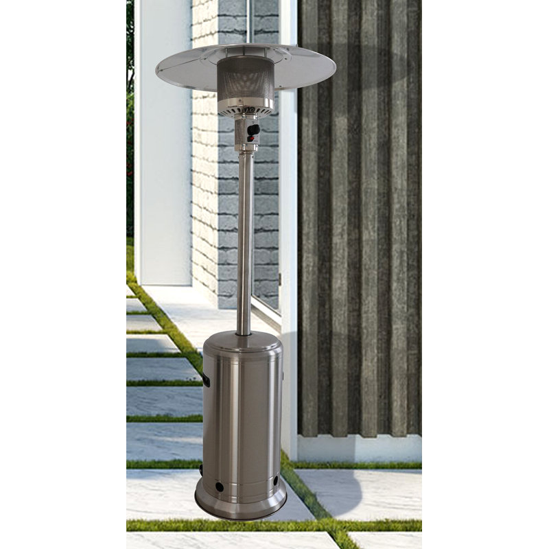 46000 BTU Propane Patio Heater, Natural Gas, 83.6" H x 32.1" W x 32.1" D