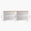 Buffet polyvalent avec tablettes réglables