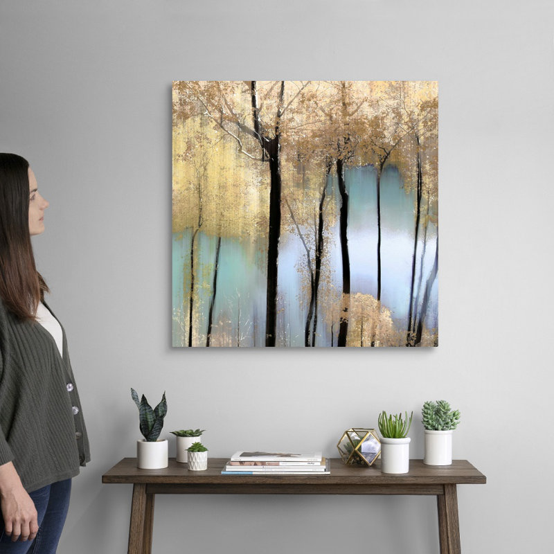 «Pastel Pond» par Alex Hanson - reproduction d'art sur toile, Toile tendue, H 30 po x l 30 po x P 1,25 po