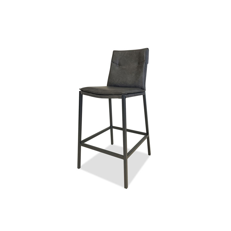 Ariel Upholstered Counter Stool with Metal Frame