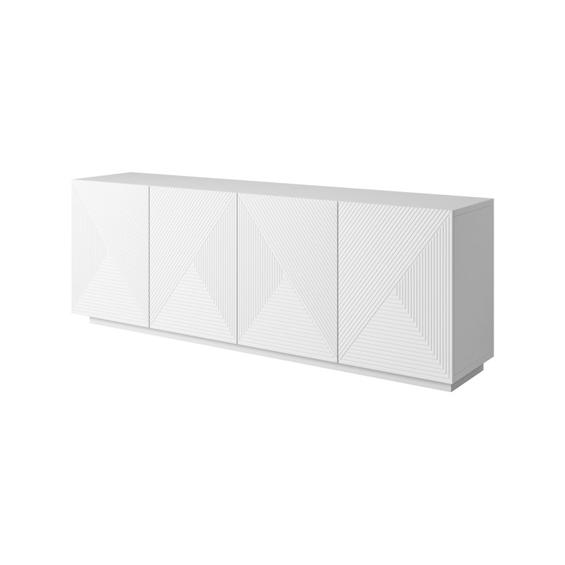 Meisel 200cm Sideboard, White Matte