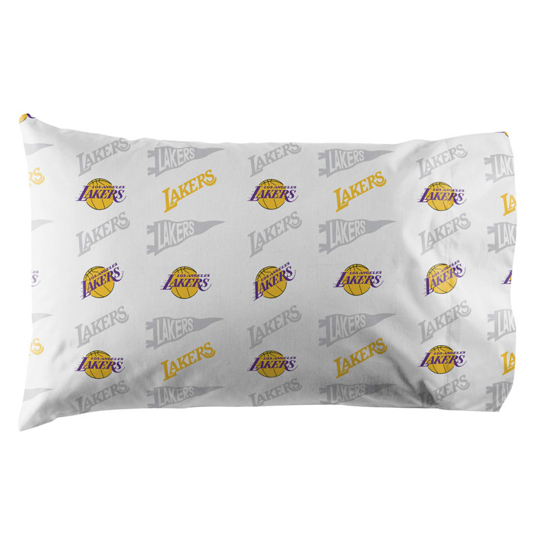 NBA Bed Sheet Sets By Sweet Home Collection, Los Angeles Lakers - Full, Full Sheet Set with 2 Pillowcases