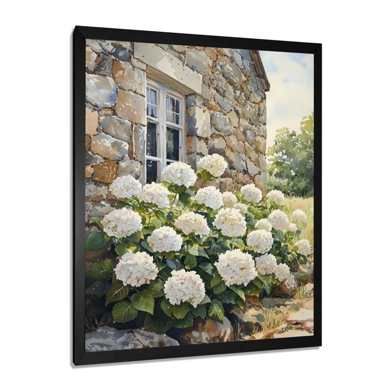 Chien - impressions murales florales, H 32 po x l 24 po, Noir, Reproduction encadrée sans passe-partout