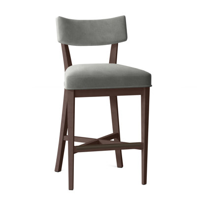 Juliet Upholstered Counter Stool with Solid Wood Frame