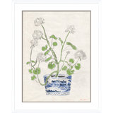 Flowers In White Giclee Print by Dana Gibson