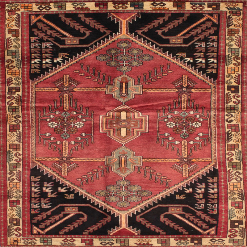 Oriental Indoor Rug, Square 4'