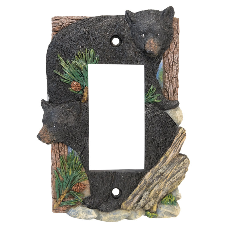 Plaque murale d'interrupteur à bascule Bear Creek