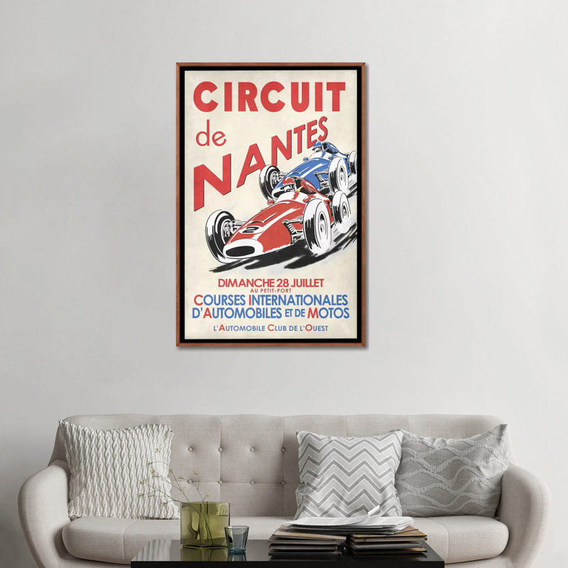 Foxy Brown - Advertisements Print, No Matte, 48" H x 32" W x 1.5" D, Classic Wood Framed Canvas