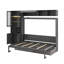 Lit escamotable double avec canapé, port USB, tablettes et lumière-877909445-877909447