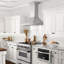 Hotte de cuisine murale à conduit ZLINE CrownSound ™ en acier inoxydable avec haut-parleurs Bluetooth intégrés-1547040312