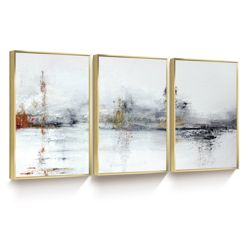 Paysage - Ensemble de 3 reproductions de cadres photo sur toile