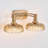 21.06-inch Vintage Wall Sconces 2-light Bathroom Light Fixtures Brass Vanity Light-1322171003