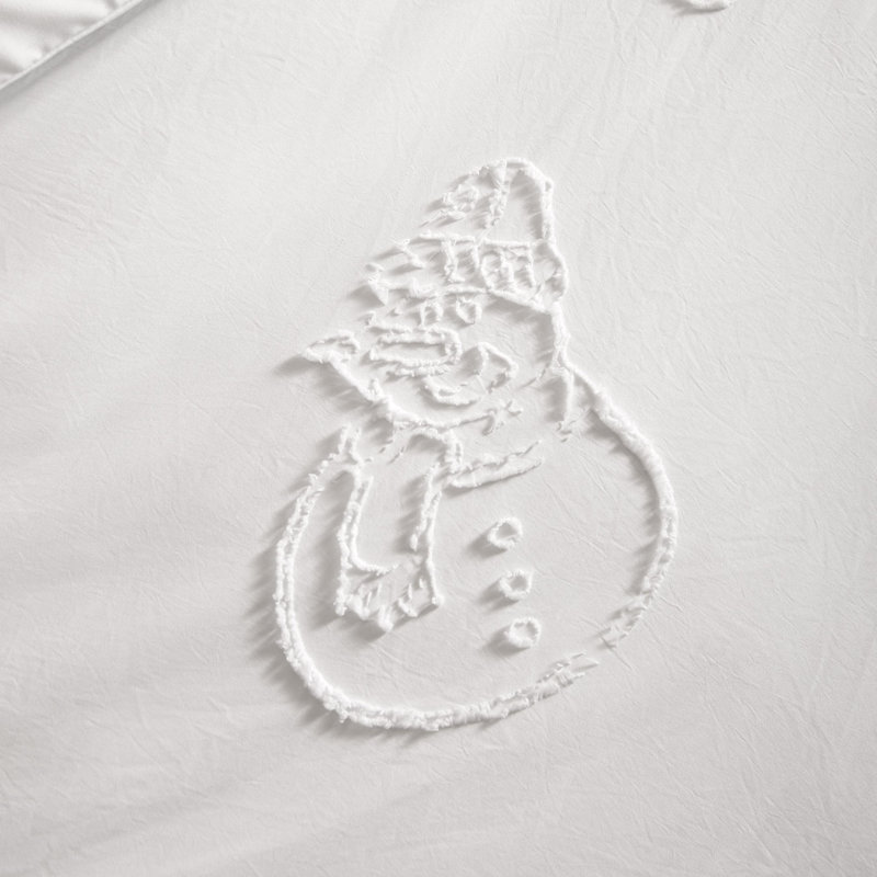 Snowmen Tufted Soft Touch Duvet Cover Set