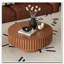 Table basse ronde en bois massif en forme d'olivier-990051729-990051733