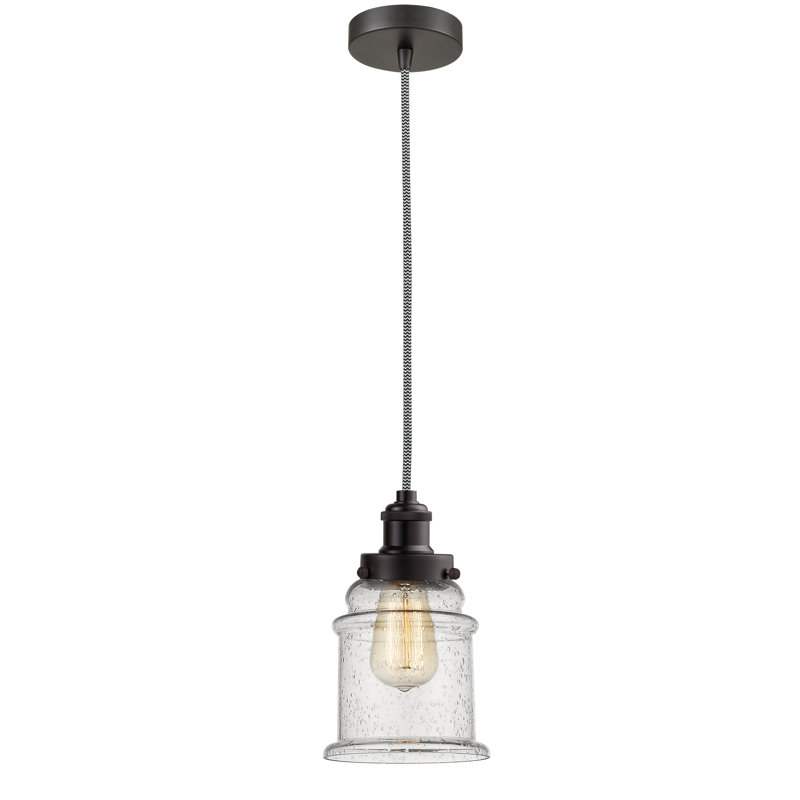 Waterville 1 - Light Single Pendant, Oil Rubbed Bronze