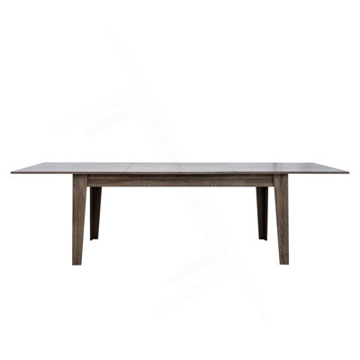 Table de salle à manger, grande table de cuisine extensible de 106,3 po