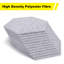 Panneau mural 3D gris (paquet de 12)-83250852