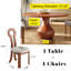 Ensemble de table de salle à manger 5 pièces 5 pièces-155575610
