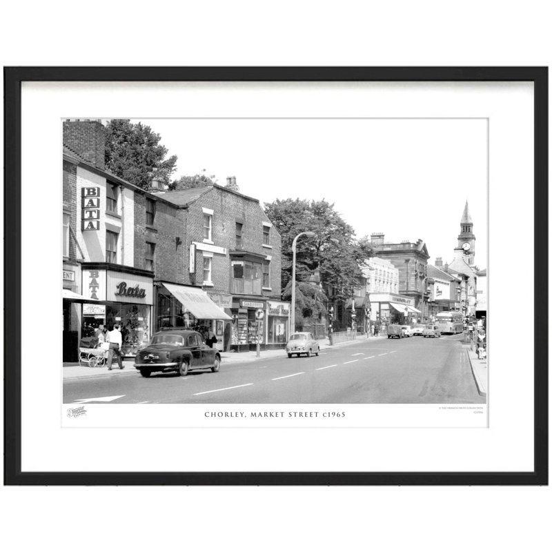 Chorley, Market Street C1965 - Single Picture Frame Print, 45cm H x 60cm W x 2.3cm D