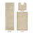 Merkel 100% Cotton Tufted Premium 3 Piece Bathroom Rug Set Machine Washable Extra Soft & Absorbent Reversible Bath Rug-679089978-679089980