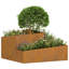 Garden Planter Brown 50 Cm Weathering Steel-423547056