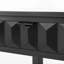 Console moderne en placage de sapin avec motif en nid d'abeille-1698662422