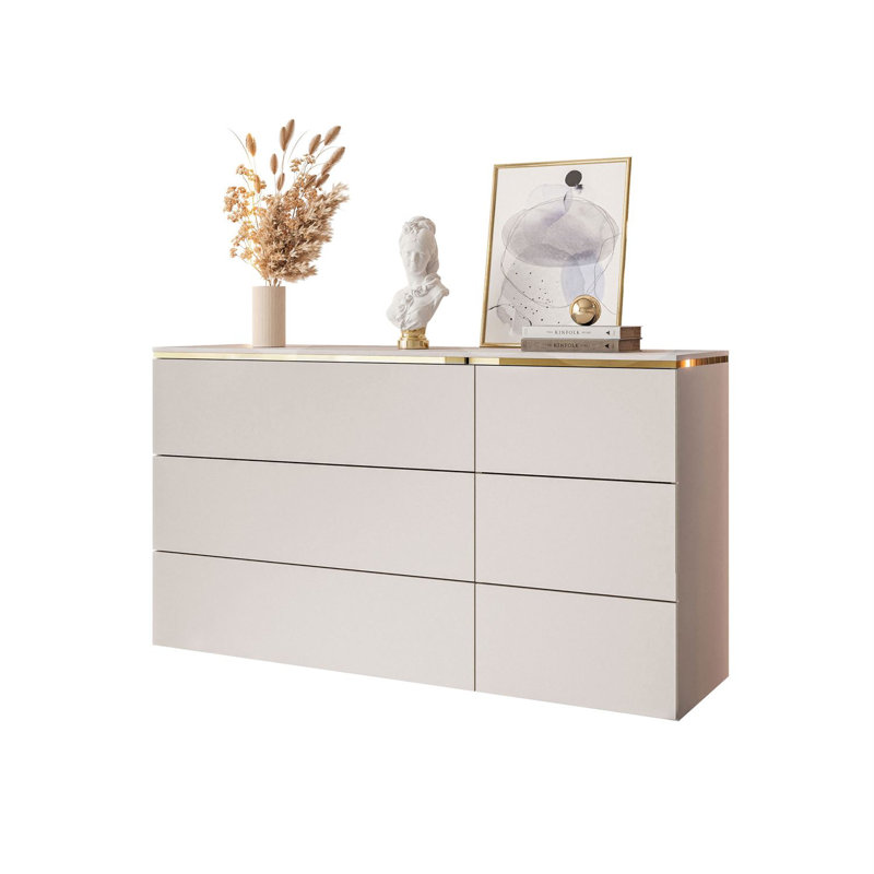 138 cm W Chest of 6 Drawers