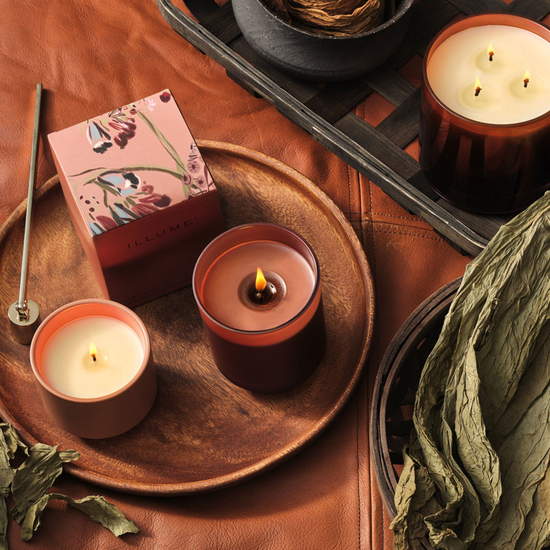 Bougie parfumée en céramique Terra Tabac, Céramique matte