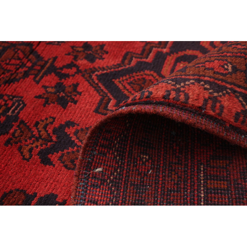 Tapis de zone en laine 5 pi x 6 pi 4 po noué la 2010s one-of-kind-the main esari turque Allaina