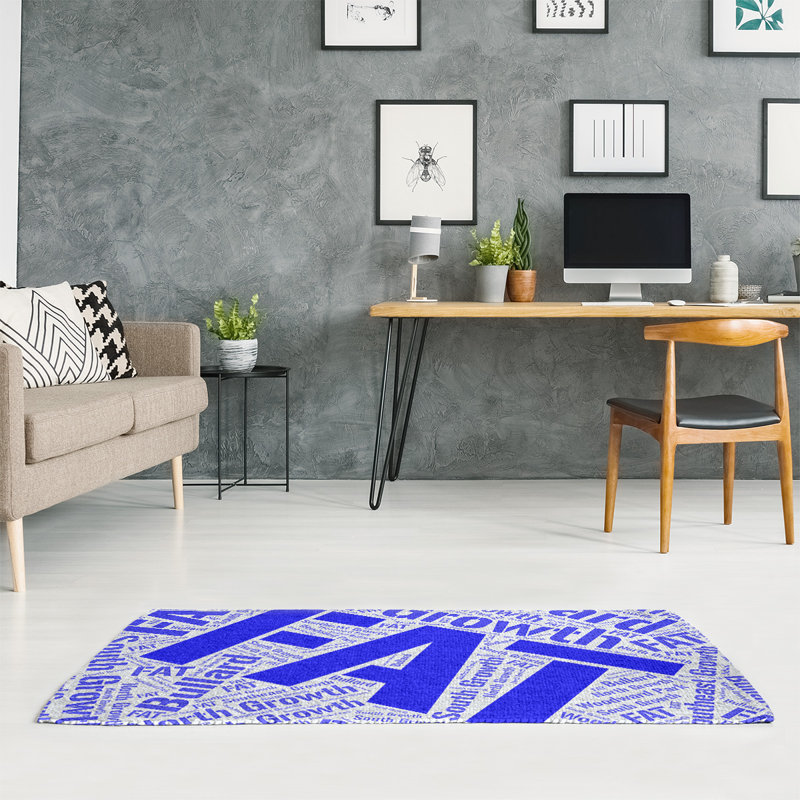 Chenille Indoor Rug, Rectangle 4' x 6'