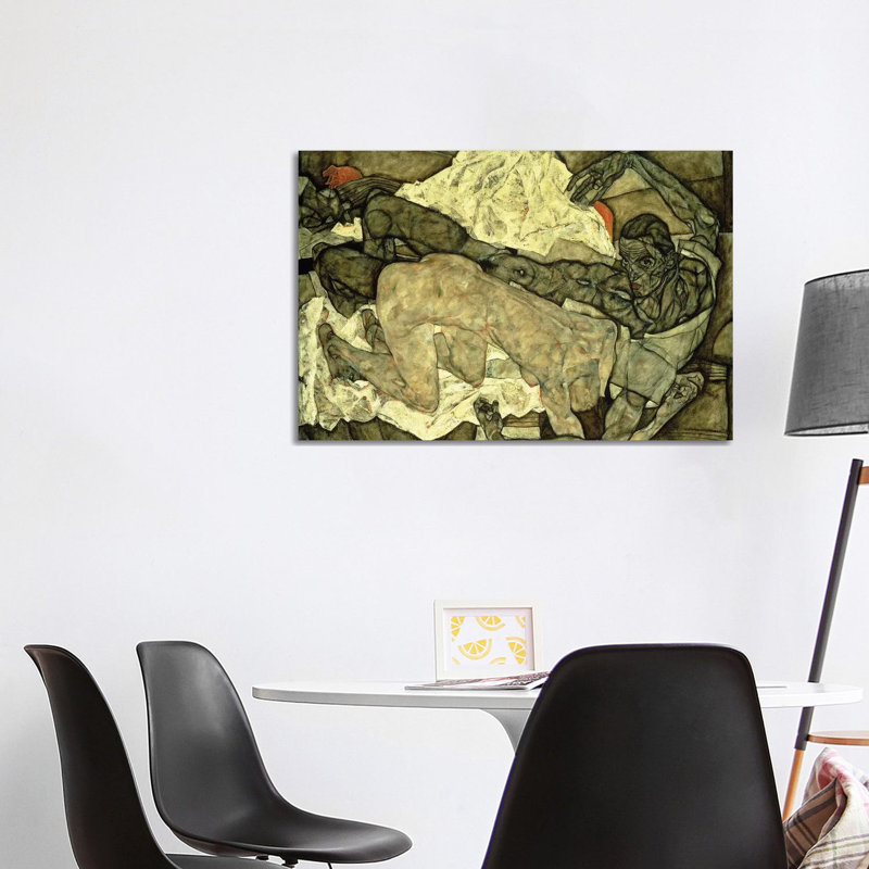 Egon Schiele - Wrapped Canvas Print, 101.6 cm H x 66.04 cm W x 1.91 cm D