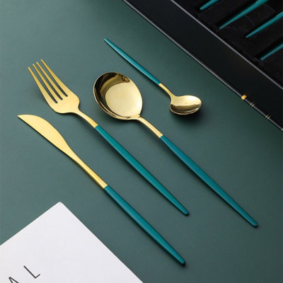 Mercer41 Izibella Stainless Steel Flatware Set - Service for 6