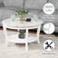 Table basse avec tablette de 30 po Carbin-1693766626