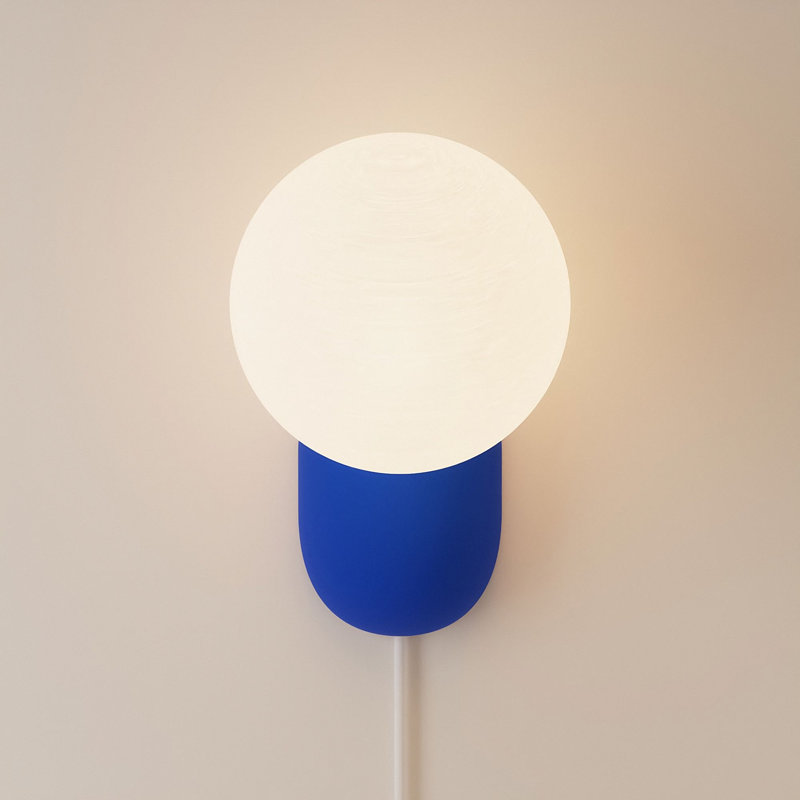 Cantilever Wall Light, Cobalt