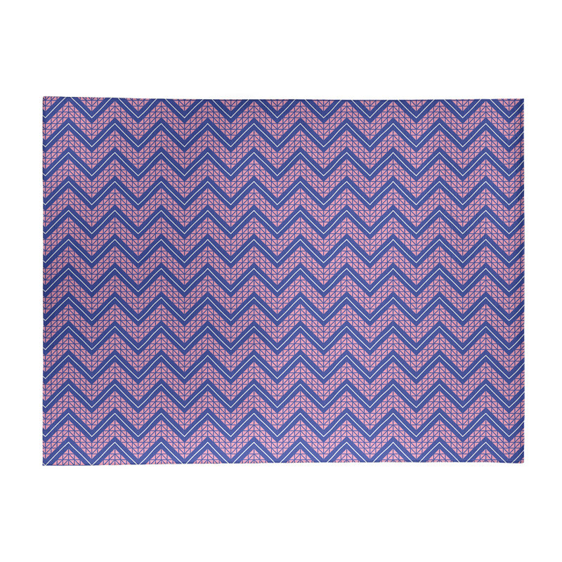 Chenille Chevron Indoor Rug, Rectangle 4' x 6'