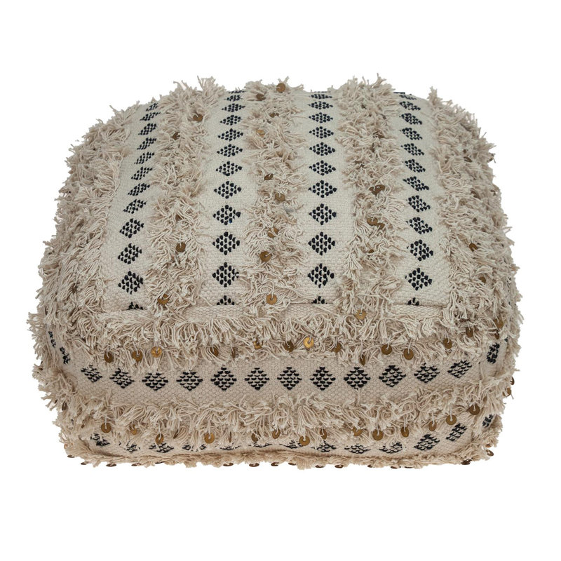 Danbee Embroidered Cotton Throw Pillow