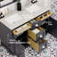 Ensemble de meuble-lavabo double 60 po Didomenico